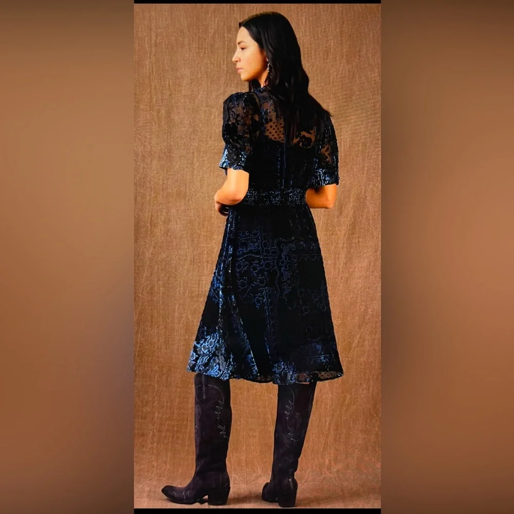 DOUBLE D RANCH Chisholm Trail Velvety Bandana Dress SMALL is Sold Out @ … - Picture 3 of 12